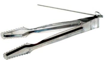 Щипцы обычные серебряные